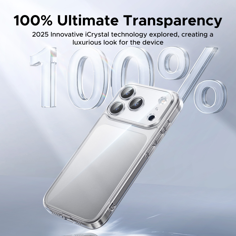 UGREEN Capa De Telefone Para iPhone 18 Pro/Max 17 Pro/Max Cristal Claro Série Original Caso Transparente Protetor Do — imagem 2 de 2