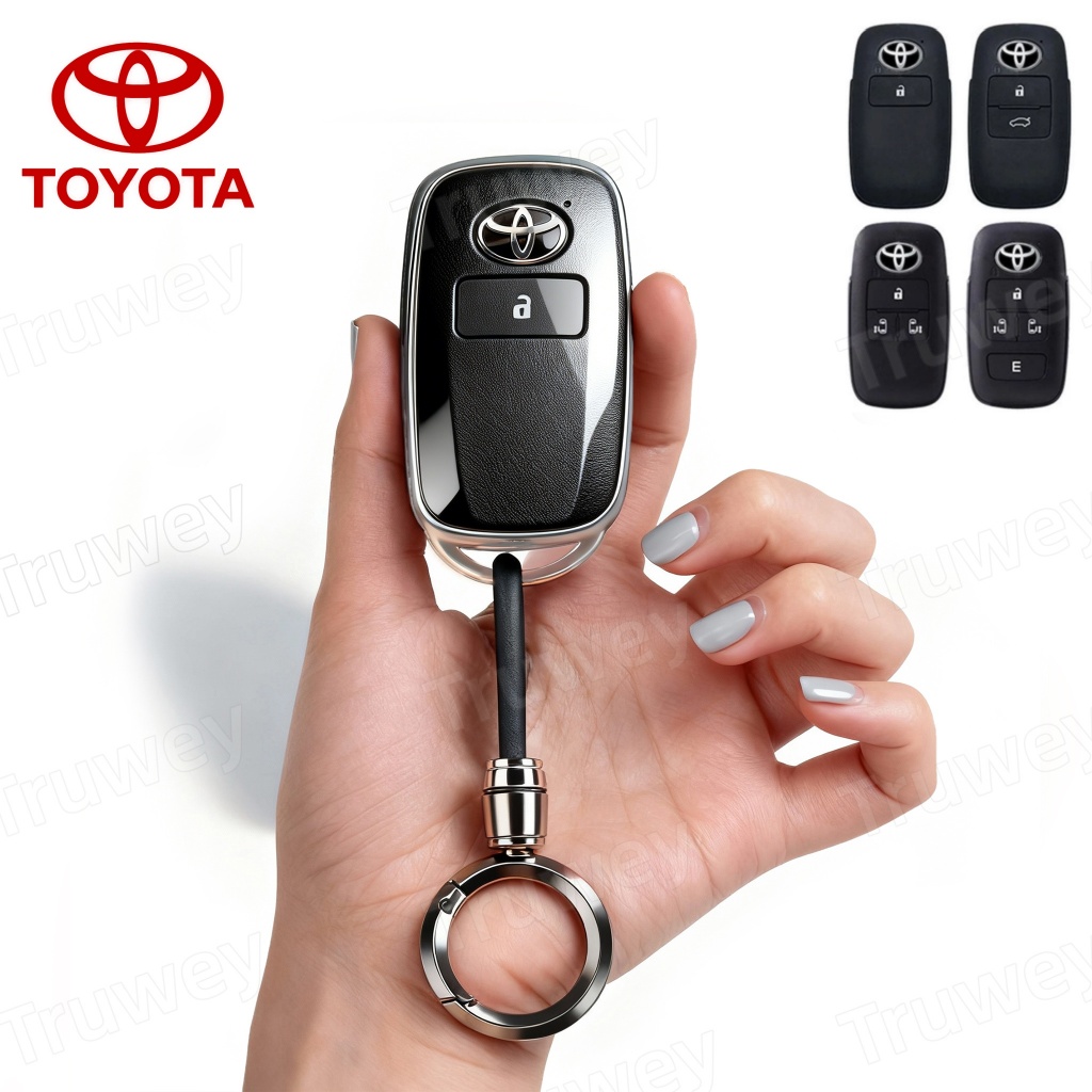 Para Toyota Vios 2023 Yaris Ativ Avanza Veloz Raize Chave Capa Chaveiro Titular Keyless Acessórios Do Carro