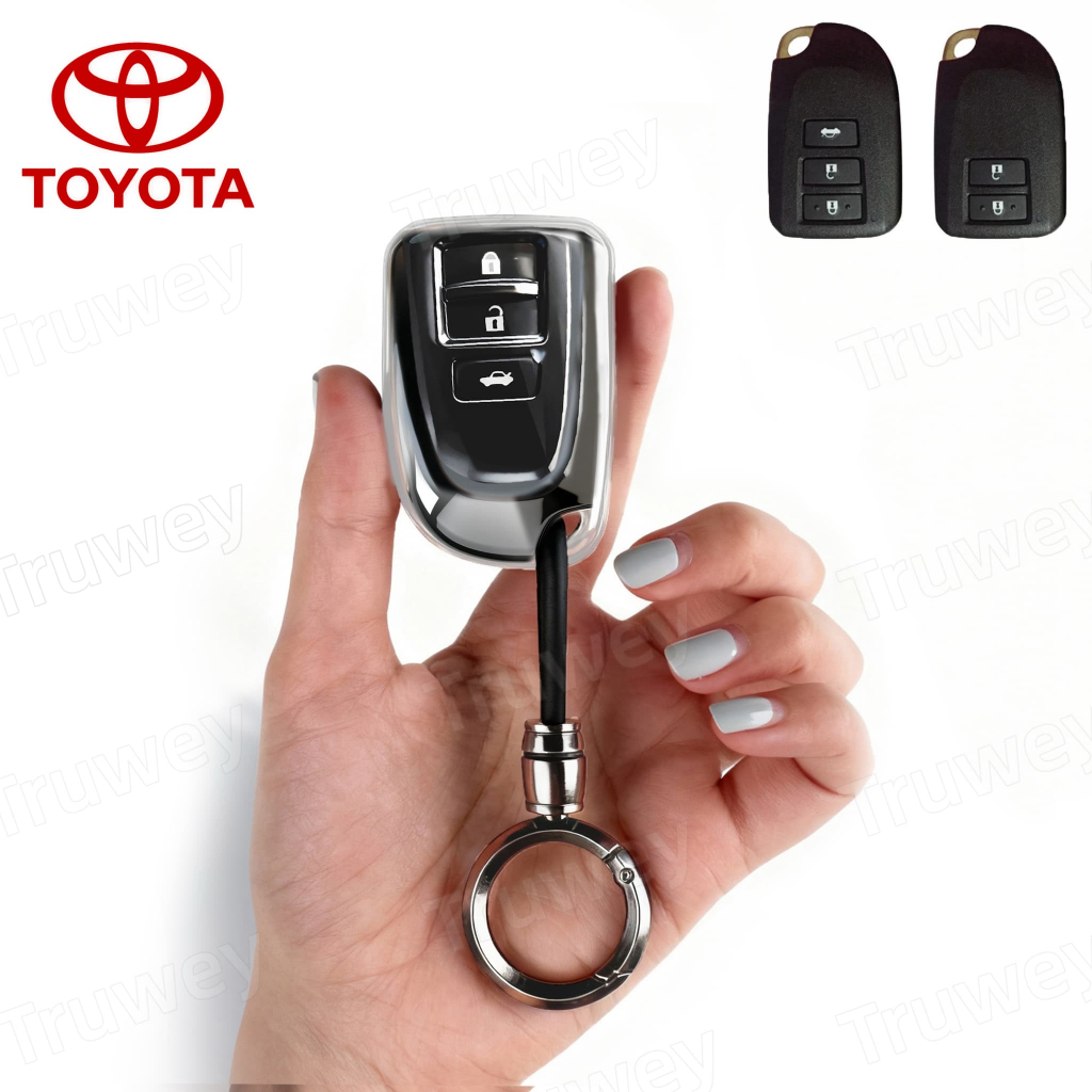 Para Toyota Yaris Yarisl X Hiace Vios Versão Camry Corolla Chave Capa Chaveiro Titular Acessórios Do Carro