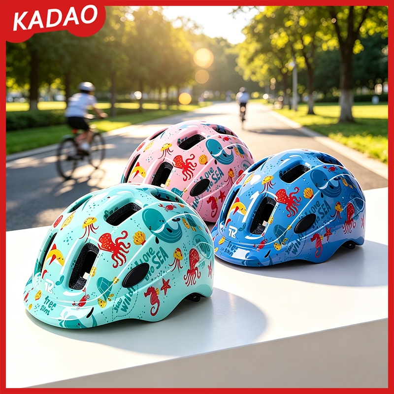 Capacetes Infantis KADAO De Equitação Patinação Equilíbrio Bicicleta Scooter Chapéu De Segurança
