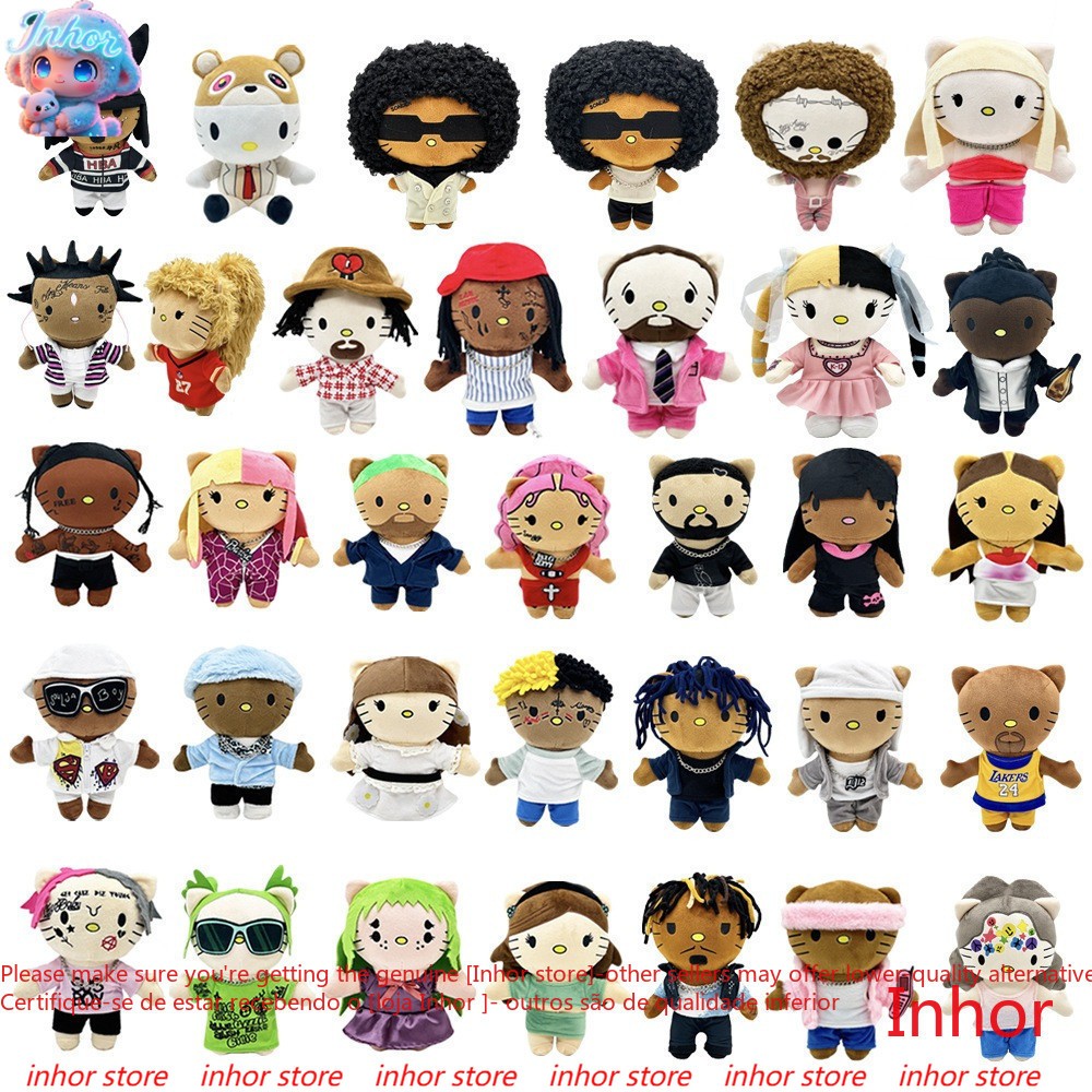 Taylor Swift Plush , Travis Scott LIL PEEP Billie Eilish Melanie Martinez Bruno Mars Kobe Bryant Frank Ocean Jay z xxxte