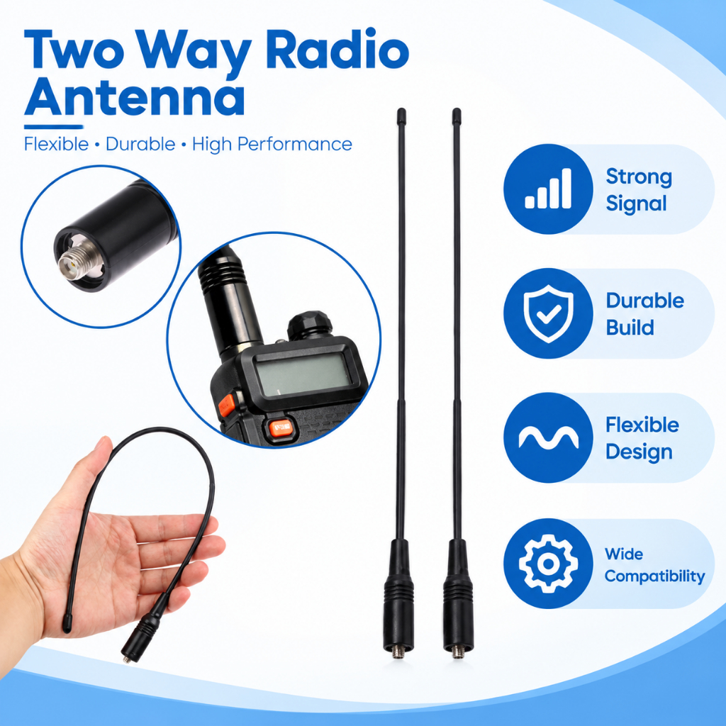 [fulseep] Antena De 40 Cm NA-771 SMA-Fêmea De Banda Dupla 10 W Para Baofeng UV5R UV-82 SAUS Útil BR