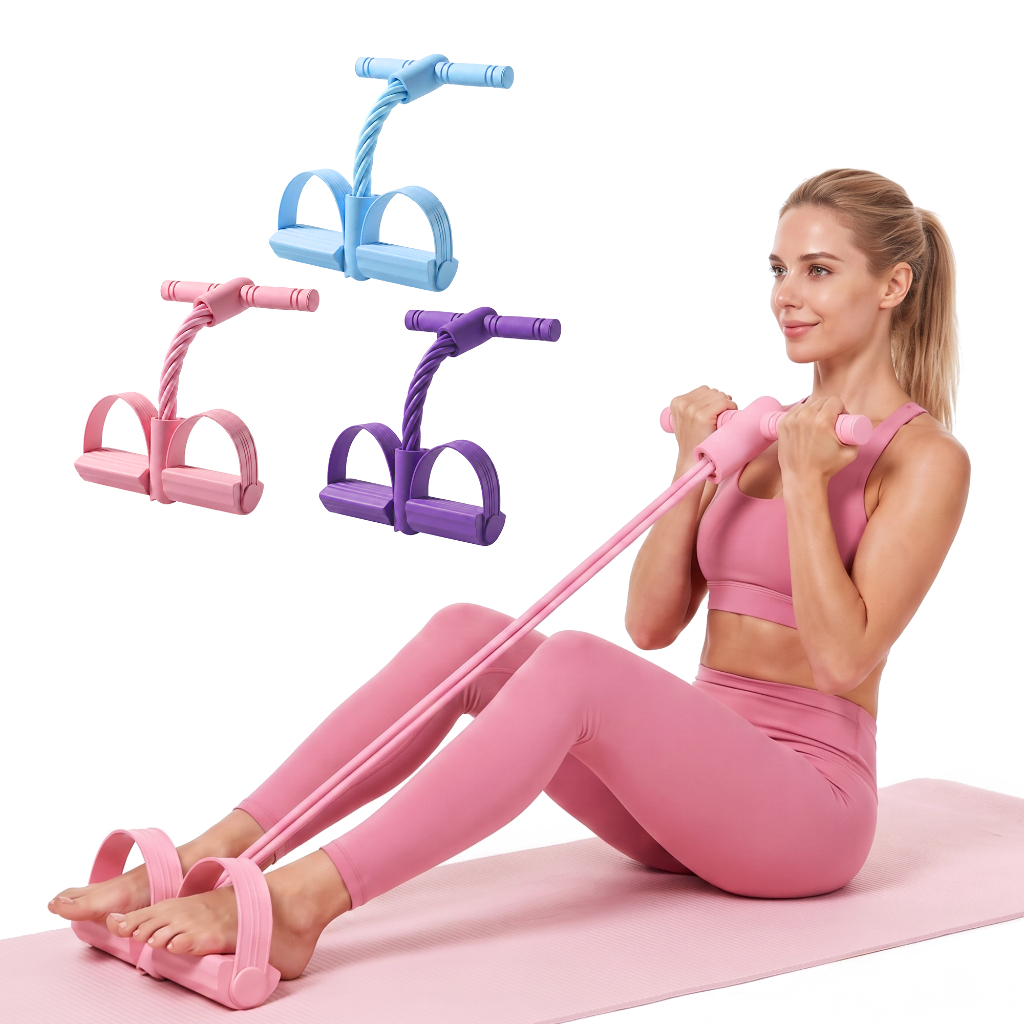 HEROI Extensor Elástico Exercícios Academia Ginástica Tensão Forte Faixa Resistência com Corda para Puxar