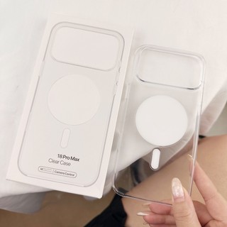 Capa Magnética Transparente Original Para iPhone 18 Pro 18ProMax À Prova De Choque Com Caixa