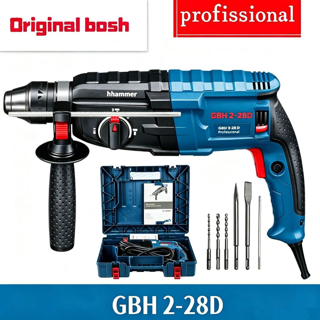 Furadeira de impacto martelete eletrico rompedor parafusadeira 220v/127v GBH2-28D