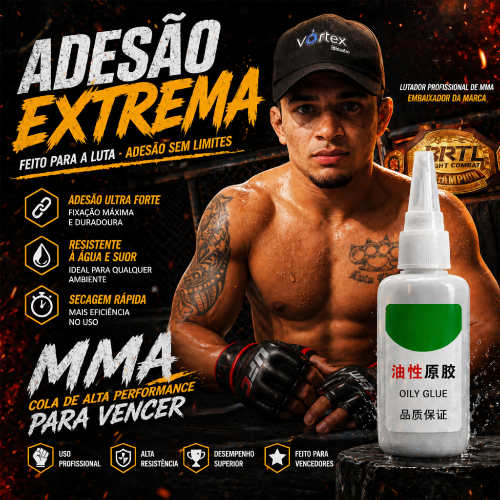 Cola Oleosa Multiuso-Adesão Instantânea Para Madeira , Metal , Vidro , Cerâmica E Muito Mais