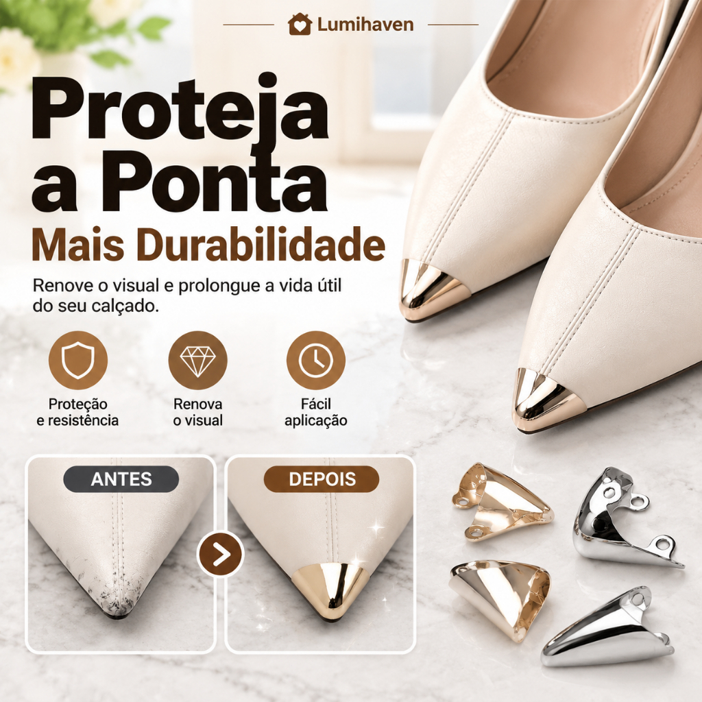Protetor De Biqueira Aberta De Metal De Luxo , Bico Fino , Resistente Ao Desgaste , Almofadas Resistentes