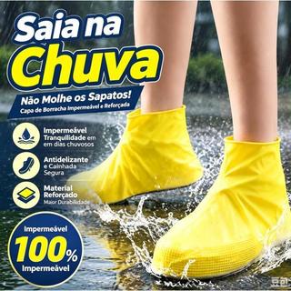 Protetor De Sapato Impermeável De Silicone Capa de Chuva Para Tênis Colorido e Unisex Joven e Adulto