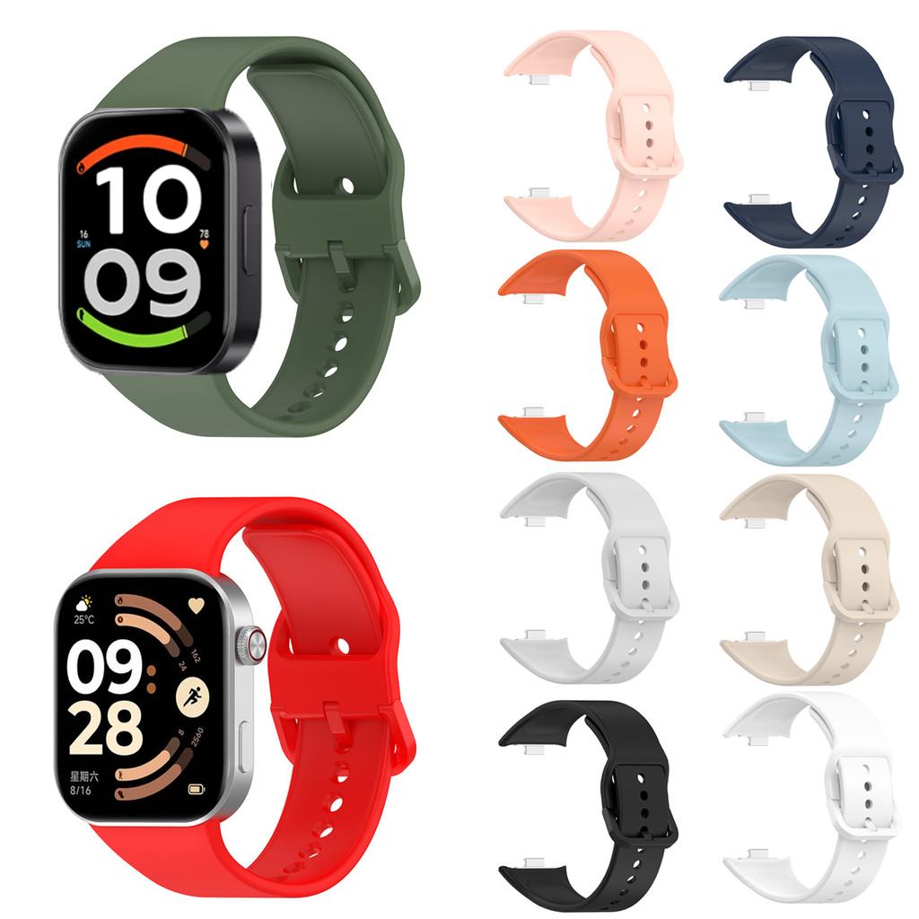 Pulseira De Silicone Para Redmi Watch 6 5 4/Xiaomi Band 8 9 10 Pro Miband Watch4 Watch5 Watch6 Active Lite Inteligente D