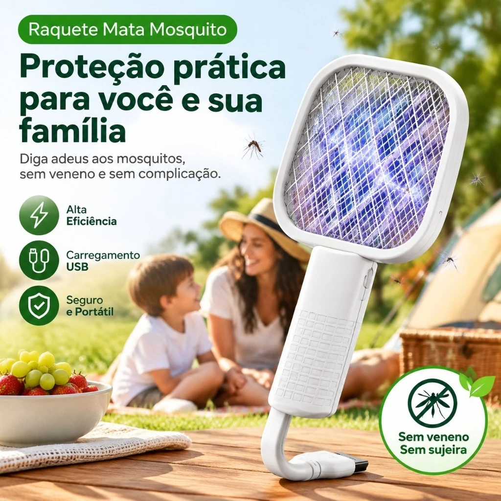 PFG Mata-Mosquitos Elétrico Luz UV Bug Zapper Recarregável Fly Killer Inseto Raet Portátil Controle De Pragas Ao Ar Livr — imagem 1