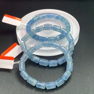 Oferta especial Premium Natural Azul Lux Barrel Bead Pulseira Pulseira Azul Lux Pulseira Pulseira Lucky Pulseira Energia