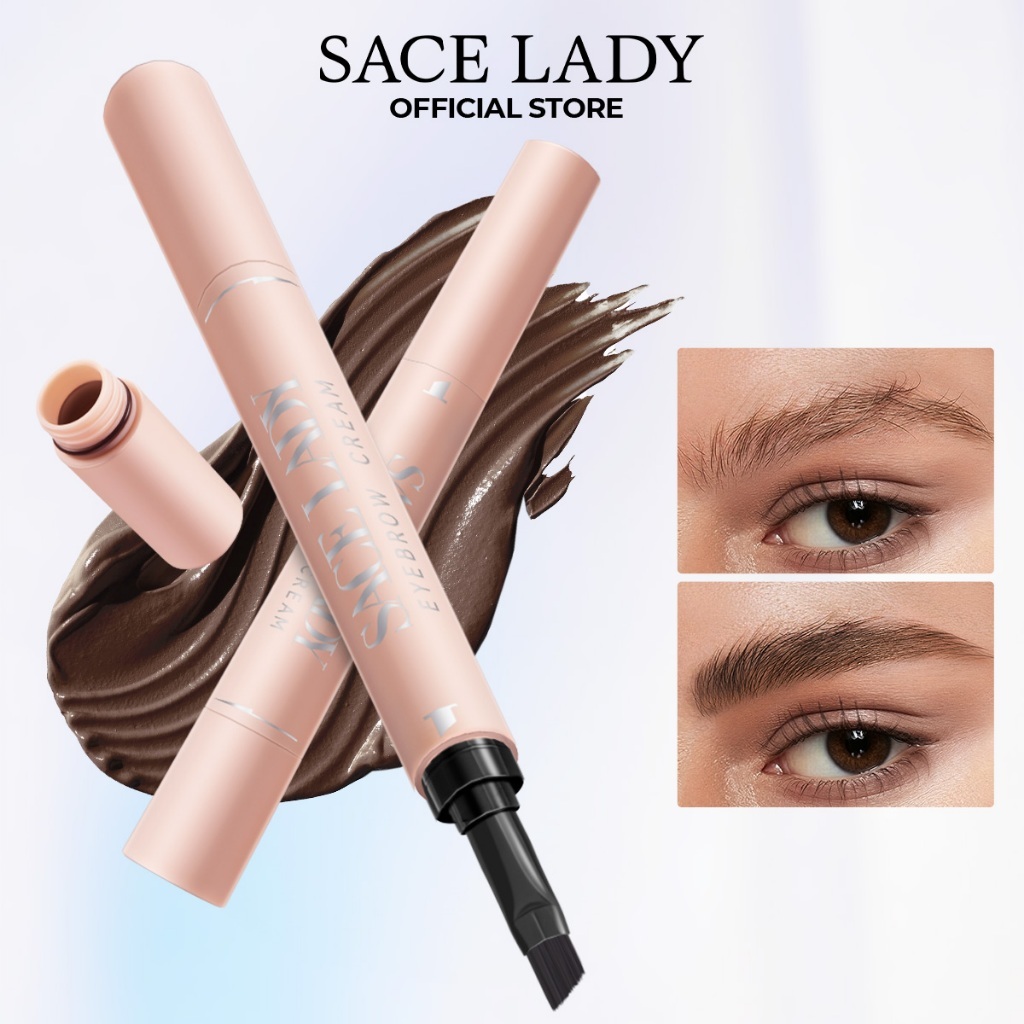 Creme Sobrancelha SACE LADY Prova D'água Efeito Tatuagem Longa Duração Corretor Sobrancelha