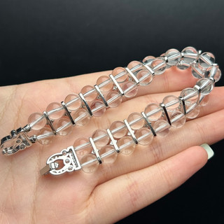 Oferta especial Pulseira de cristal branco Natural Premium Pulseira de cristal branco Pulseira da sorte Pulseira da sort