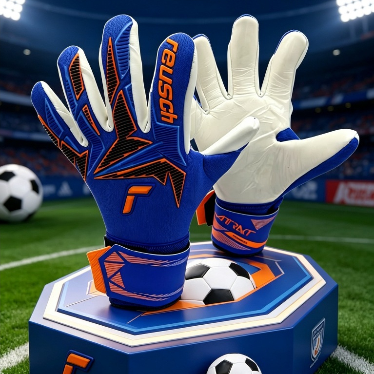 Novas luvas de goleiro látex resistente ao desgaste antiderrapante luvas de porteiro treinamento de competição luvas esp