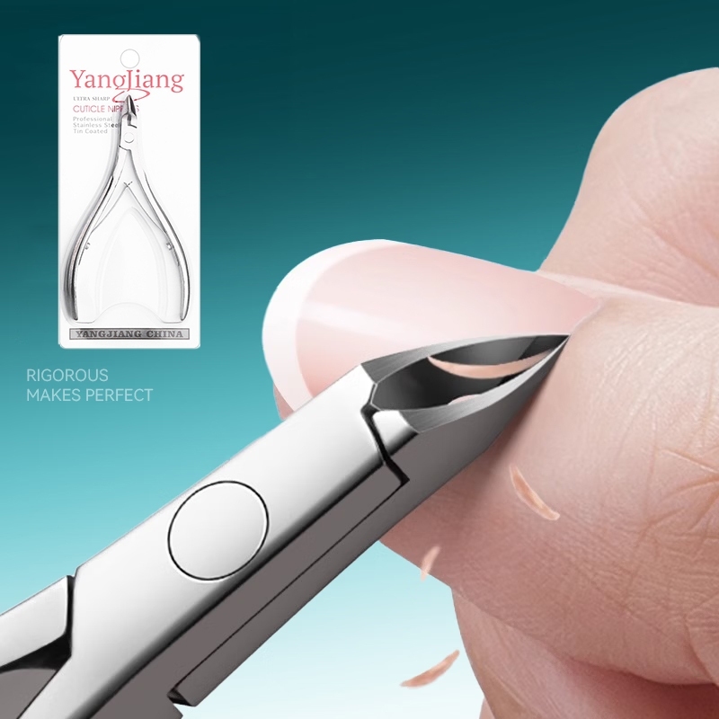 Tesoura farpada esfoliante/Design de fivela fácil de limpar/ferramentas de Manicure