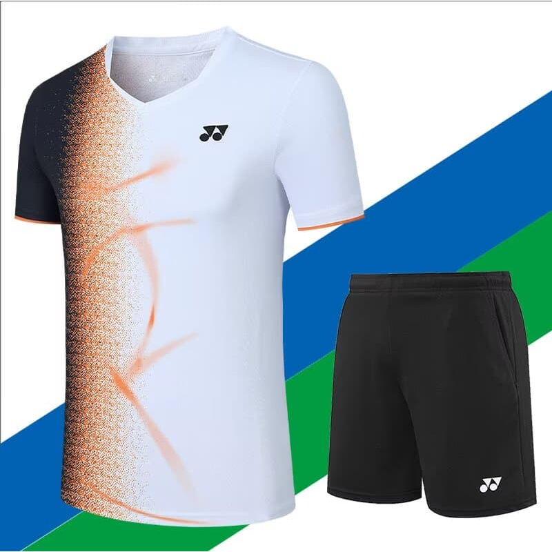 Novo YOENX Badminton Jogo Esportes Conjunto De Manga Curta Tênis Mesa Lazer