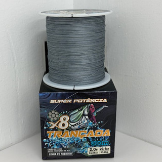 Linha de Pesca Multifilamento X8 8/12/16 Fios 100% PE Alta Resistência Suave para Pesca de Água Doce e Salgada 300m/500m