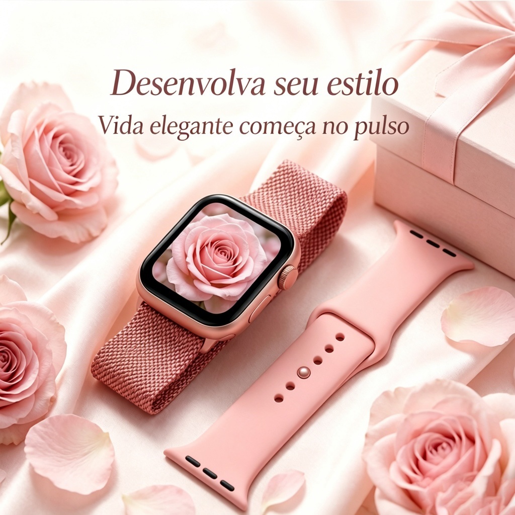 Smartwatch Relógio Inteligente S10 Pro, Chamadas Bluetooth, Música, Calculadora, Carregamento Sem Fio, Unissex