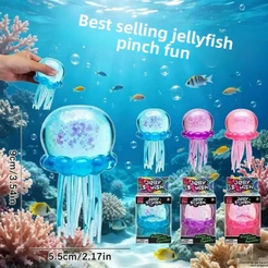 Brinquedo Jelly Moleca Polvo Água-Viva Antiestresse Macio Lentamente Elástico Presente