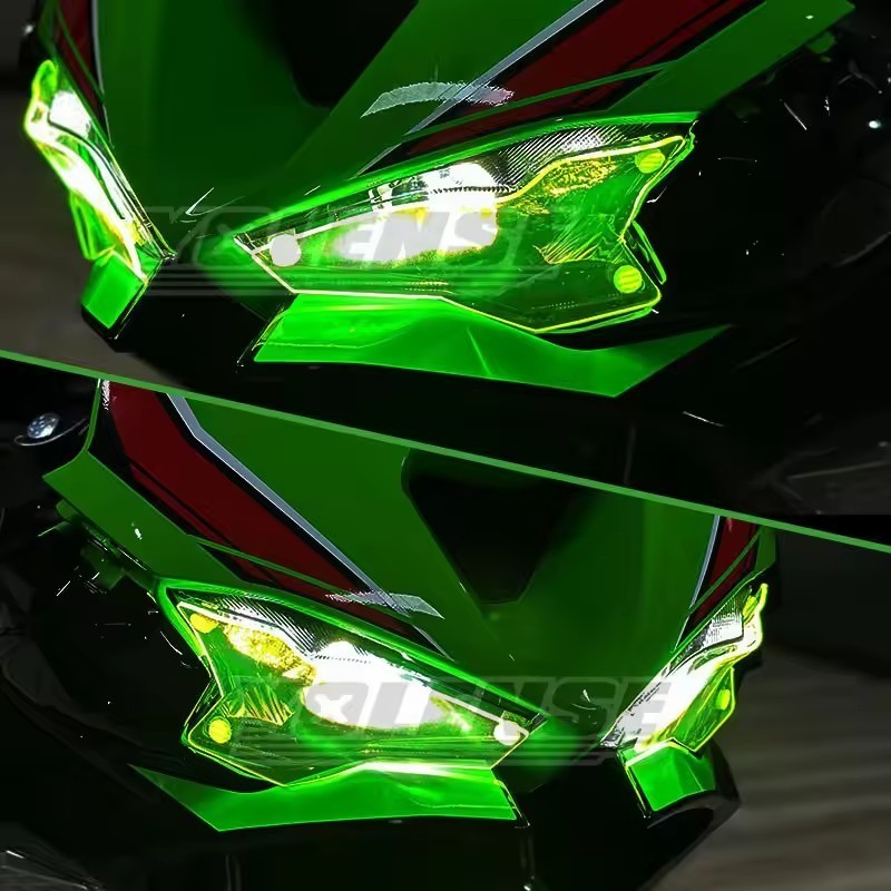 Novo Para KAWASAKI ZX-6R ZX6R 6R 2024 2025 Motocicleta Farol Guarda Cabeça Luz Escudo Tela Capa Protetor