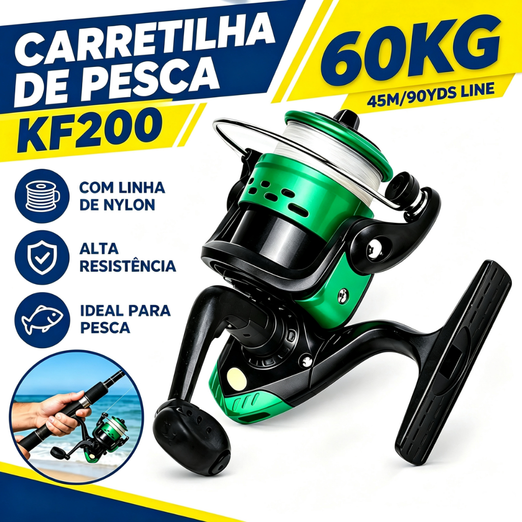 Molinete Pesca Ultra Light Micro Com Linha CoresDireito Esquerdo 03 rolamentos Intercambiável pesca leve