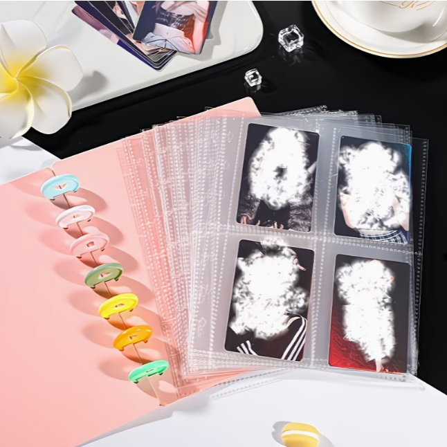Álbum de Botões de Cogumelos com 80 Bolsos de 3 Polegadas para Armazenamento de Cartões — imagem 2 de 2