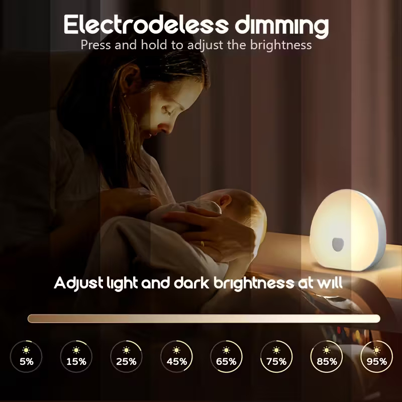 Instrumento de dormir com ruído branco, toque recarregável inteligente, luz noturna colorida, instrumento calmante notur — imagem 2 de 2