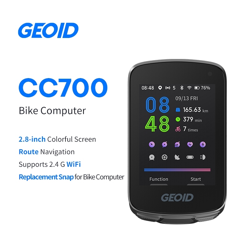 GEOID CC700 Tela Colorida Navegação GPS Computador De Bicicleta Transmissão WIFI Velocímetro