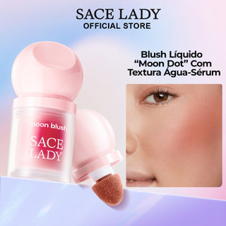 Blush Liquida SACE LADY Com Pincel Flocking Bastão de Blush Leve e Sedoso