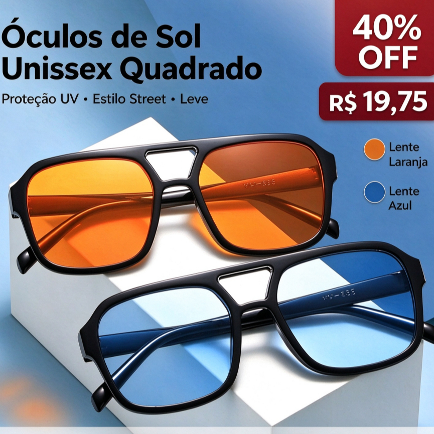 2026 moda óculos de sol quadrados masculino feminino estilo moda na moda Anti-ultravioleta óculos de sol de armação gran