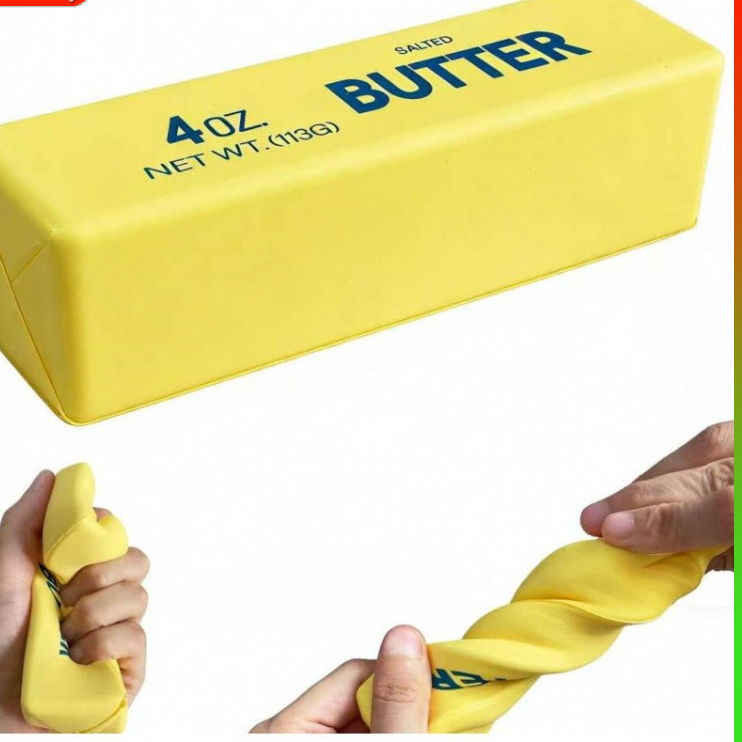 BUTTER Apertar Squishies de Manteiga Brinquedo Sensorial Antiestresse de Recuperação Lenta BPA free