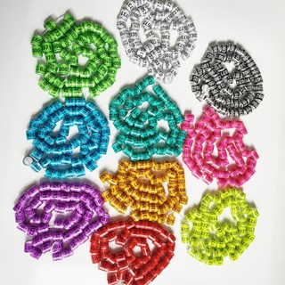 50/10/20 PCS 2027 PHA Anéis De Pé De Pombo 8mm Perna De Papagaios Número De Série Ferramenta De Treinamento De Pássaros