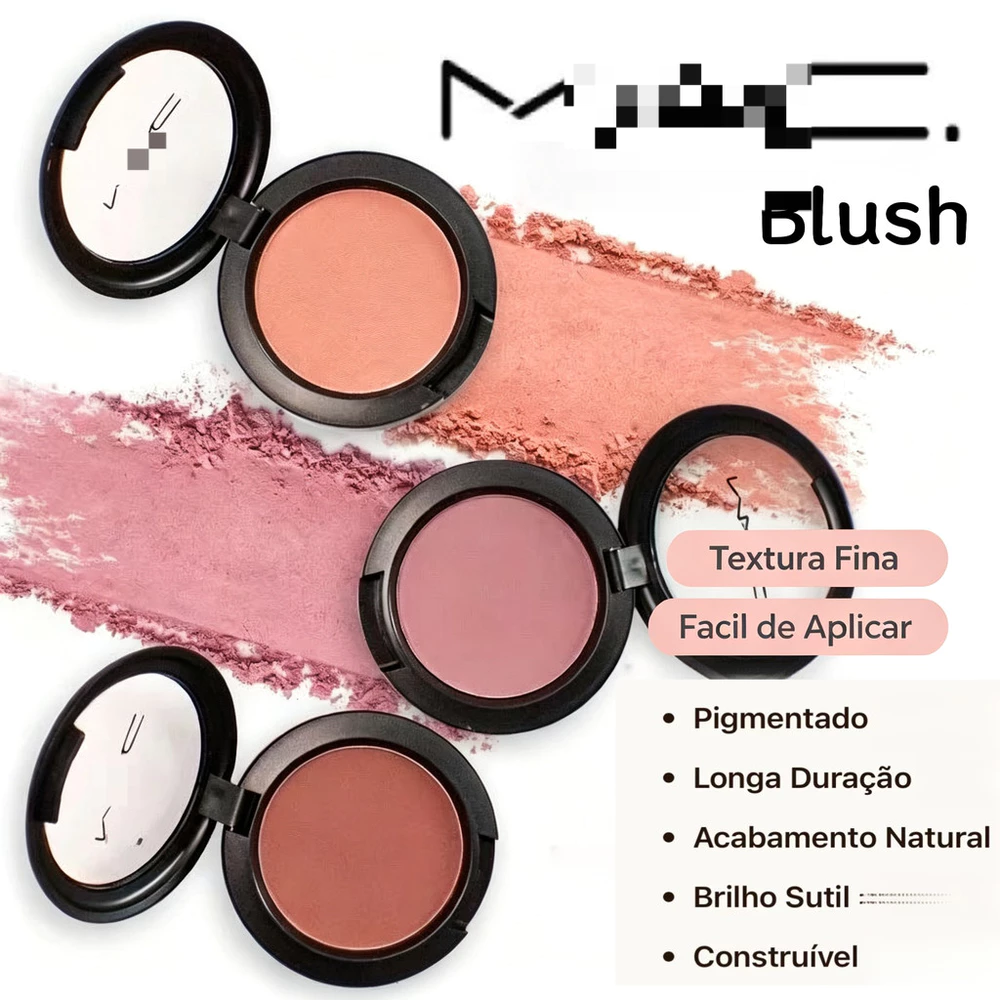 Blush Em Pó Original-Acabamento Natural E De Longa Duração-Maquiagem Importada