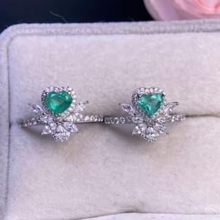 Teste de suporte de esmeralda Natural, acessórios de vídeo elegantes e combinados, lembranças de presente de aniversário