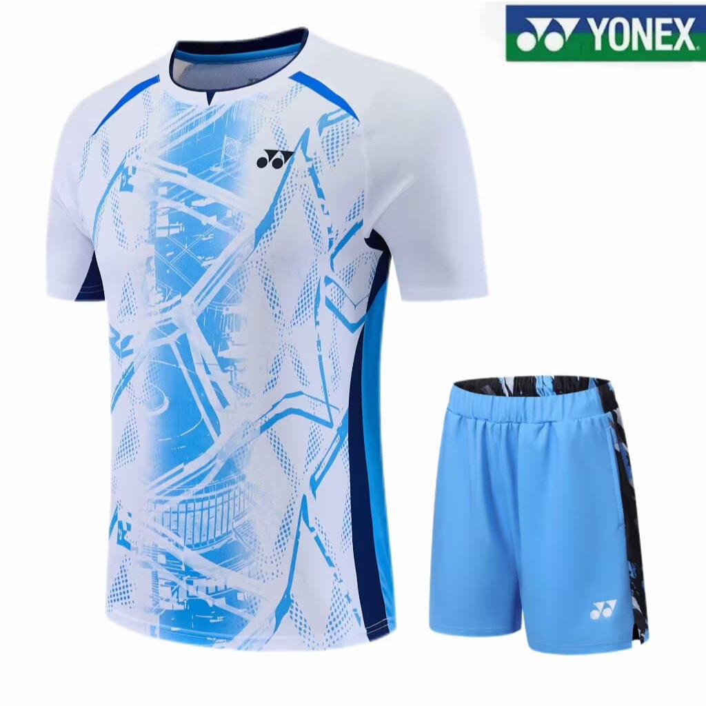 Novo YOENX Badminton Jogo Esportes Conjunto De Manga Curta Tênis Mesa Lazer