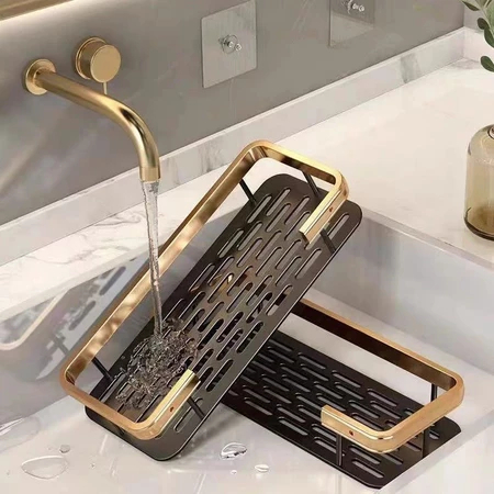 1/2/3 Suporte De Shampoo Organizador Alta qualidade Prateleira De Banheiro Sem Furo Premium-Space Alumínio — imagem 2 de 2
