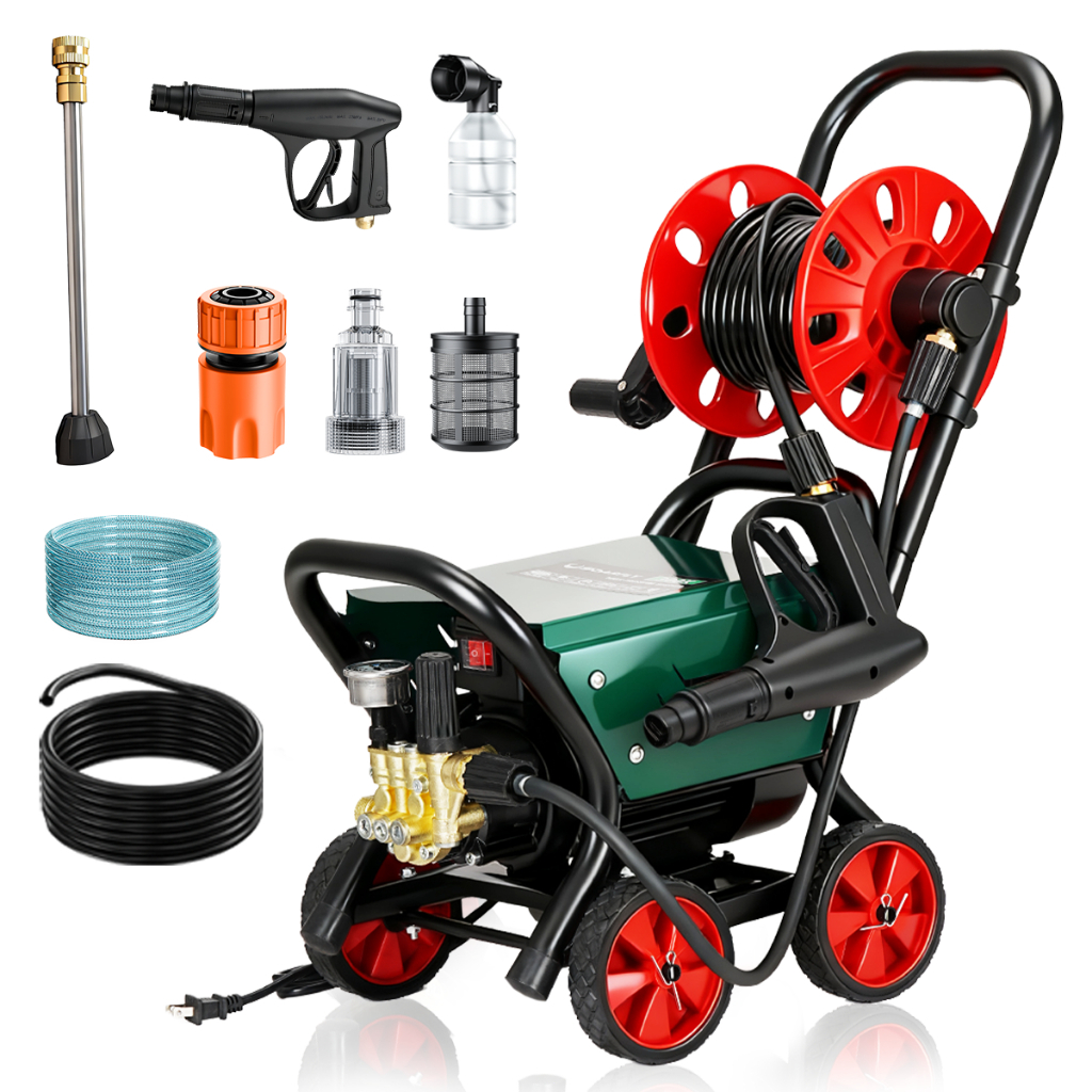 S0ARFLY Lavadora de alta pressão profissional 6800W de alta potência 12L/min Lavadora de carro portátil de grande fluxo