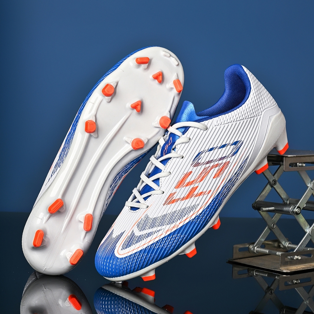 COD Botas De Futebol Masculinas Unissex AG Long Stud Chuteiras Respiráveis Superiores Antiderrapantes Sola Grama Art