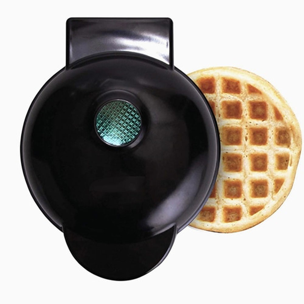 220V Mini máquina de waffle Elétrica Portátil Casa Cozinha Antiaderente Maker Panquecas Automáticas