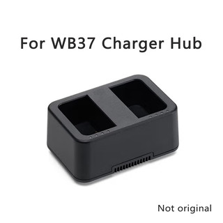 Novo adequado para wb37 mordomo de carregamento duplo adequado para DJI wb37 bateria Base de Slot duplo acessórios para 