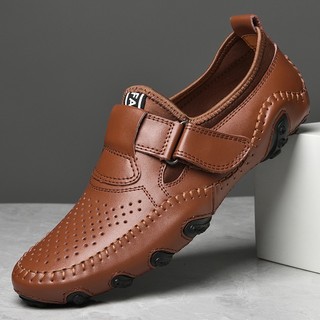 Sapatos Masculinos , Moda Primavera E Verão , Casuais Respiráveis Arejados Para Dirigir Com Sola Macia