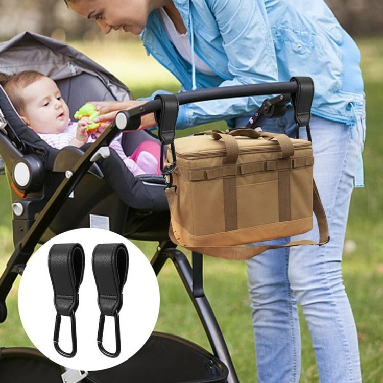 Gancho Universal para carrinho elétrico de Velcro/gancho portátil 2 unidades