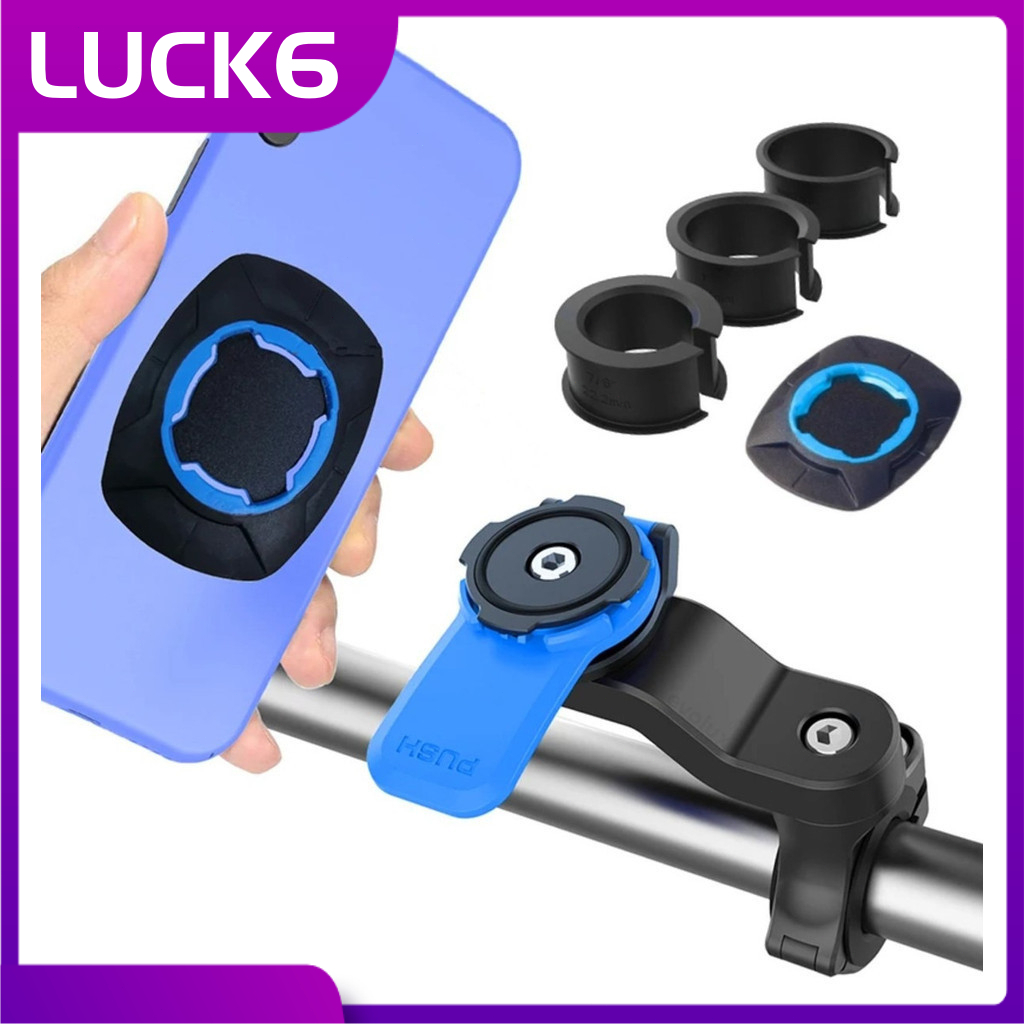 Suporte para Celular Moto Quad Lock Forte Resistente 360º Guidão Bicicleta Quick Lock