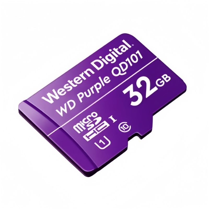 Cartão De Memória WD Micro SD 64GB128GB256GB512GB P/Segurança Eletrônica