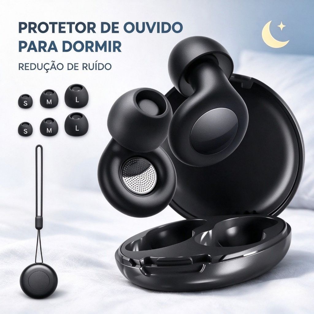 Kit 8 Peças Tampões De Ouvido Avançados Com Redução De Ruído | Proteção Ultramacia De Silicone Para Dormir