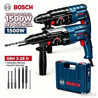 BOSCH furadeira de impacto martelete elétrico martelete rompedor furadeira parafusadeira 220V GBH2-28D
