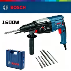 Martelete Rompedor Profissional Bosch GBH 2-28D 1600W SDS Plus 10mm 3 em 1 Com Maleta e Brocas Profissional