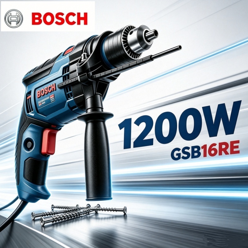 Parafusadeira furadeira elétrica 1200W furadeira de impacto martelete rompedor bosch 220V Original