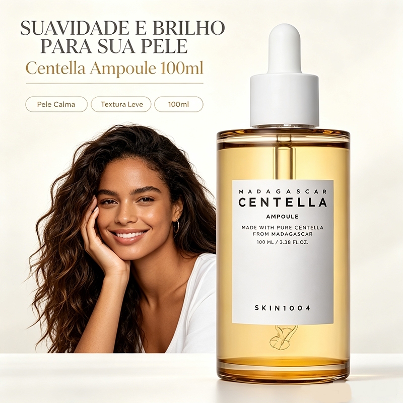 Madagascar Centella Ampola , Dor Facial Hidratante E Calmante Coreana