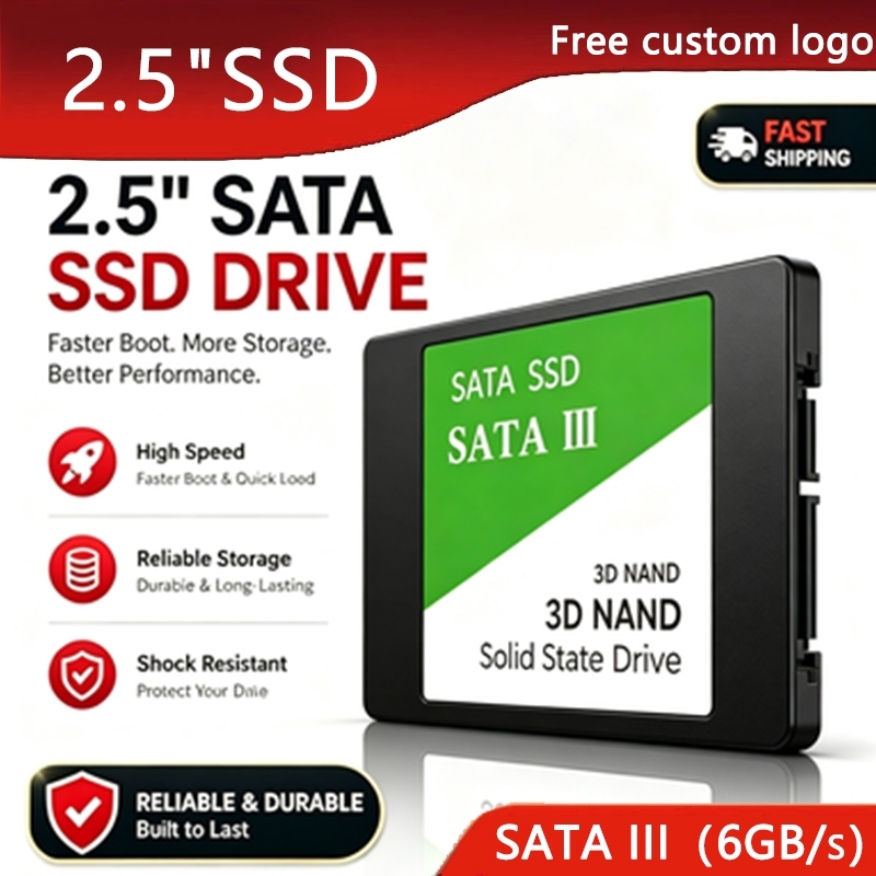 SSD de alta velocidade SATA III 120 GB 240 GB 256 GB 400 GB Unidade de estado sólido integrada de 2.5 polegadas